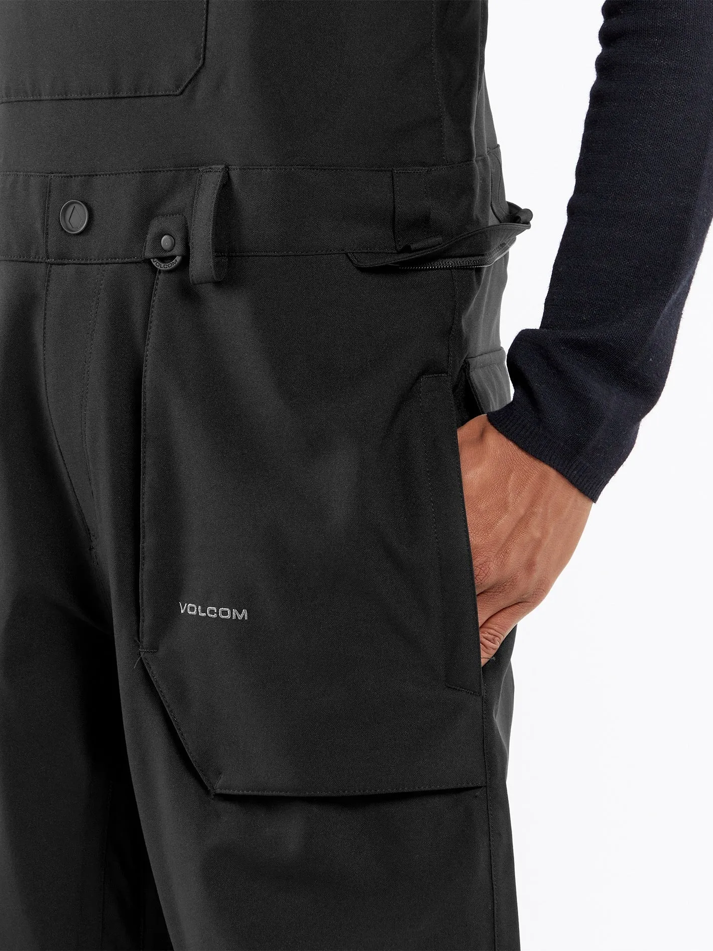 Roan Bib Overall - BLACK