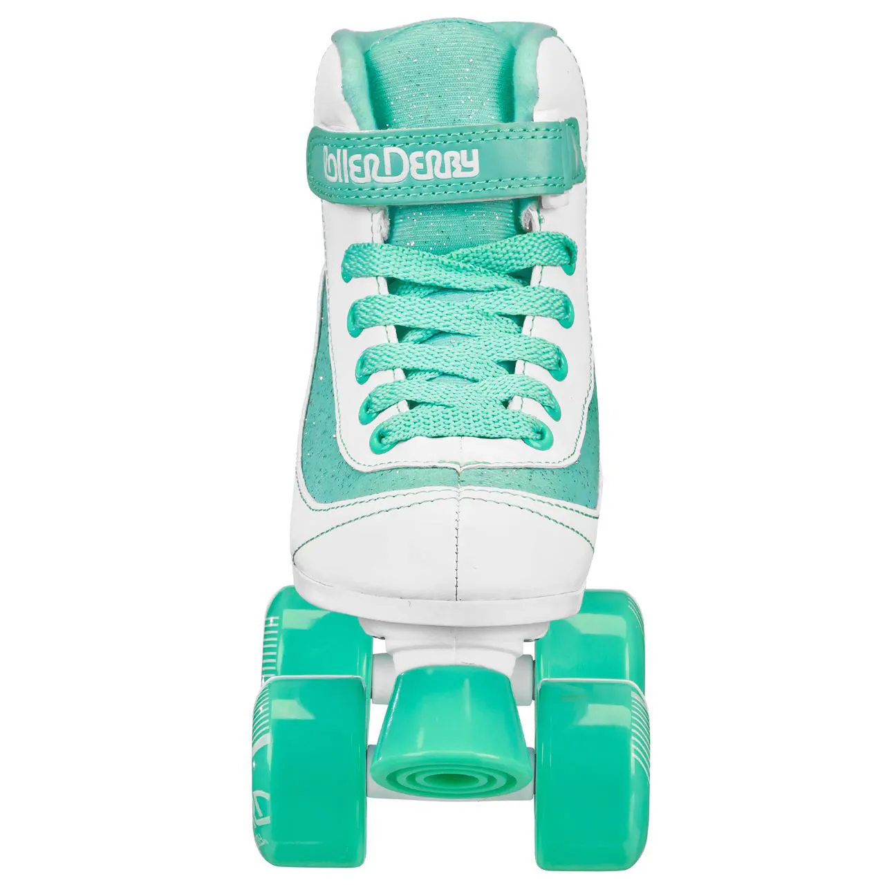 Roller Derby FireStar V2.0 White Teal Quad Skates