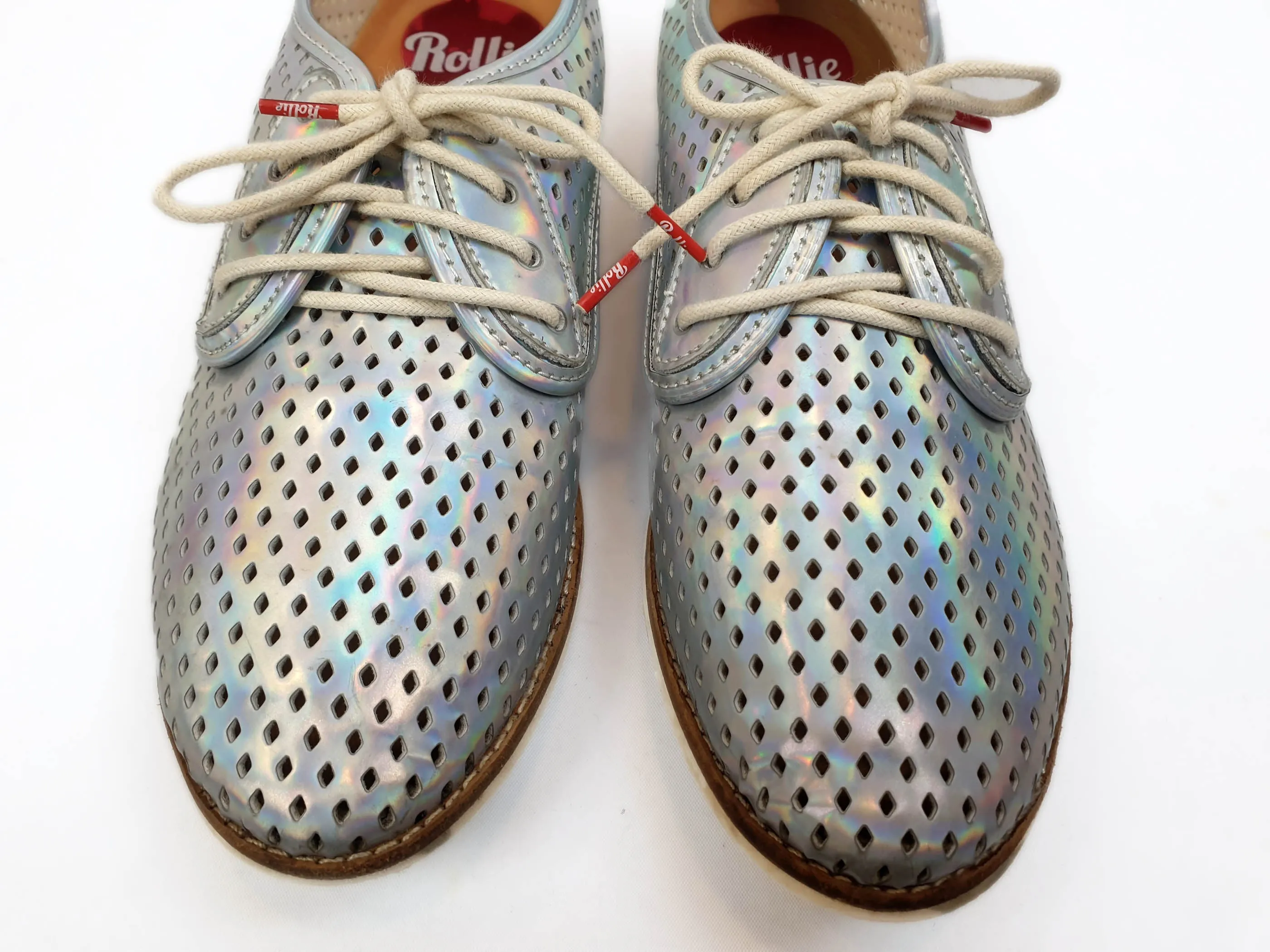 Rollie derby city punch pastel floral shoes size 40 (comes with box)
