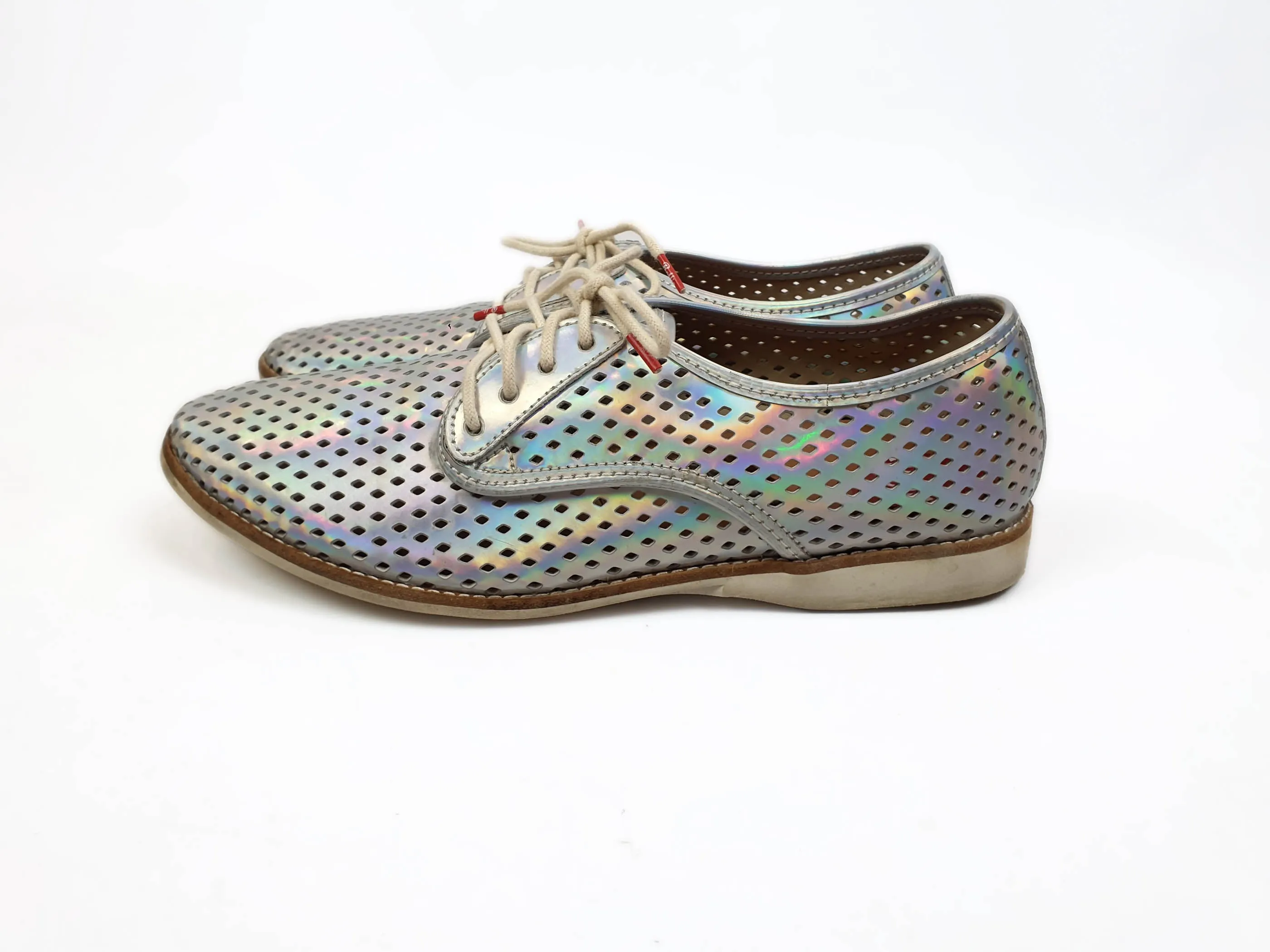 Rollie derby city punch pastel floral shoes size 40 (comes with box)