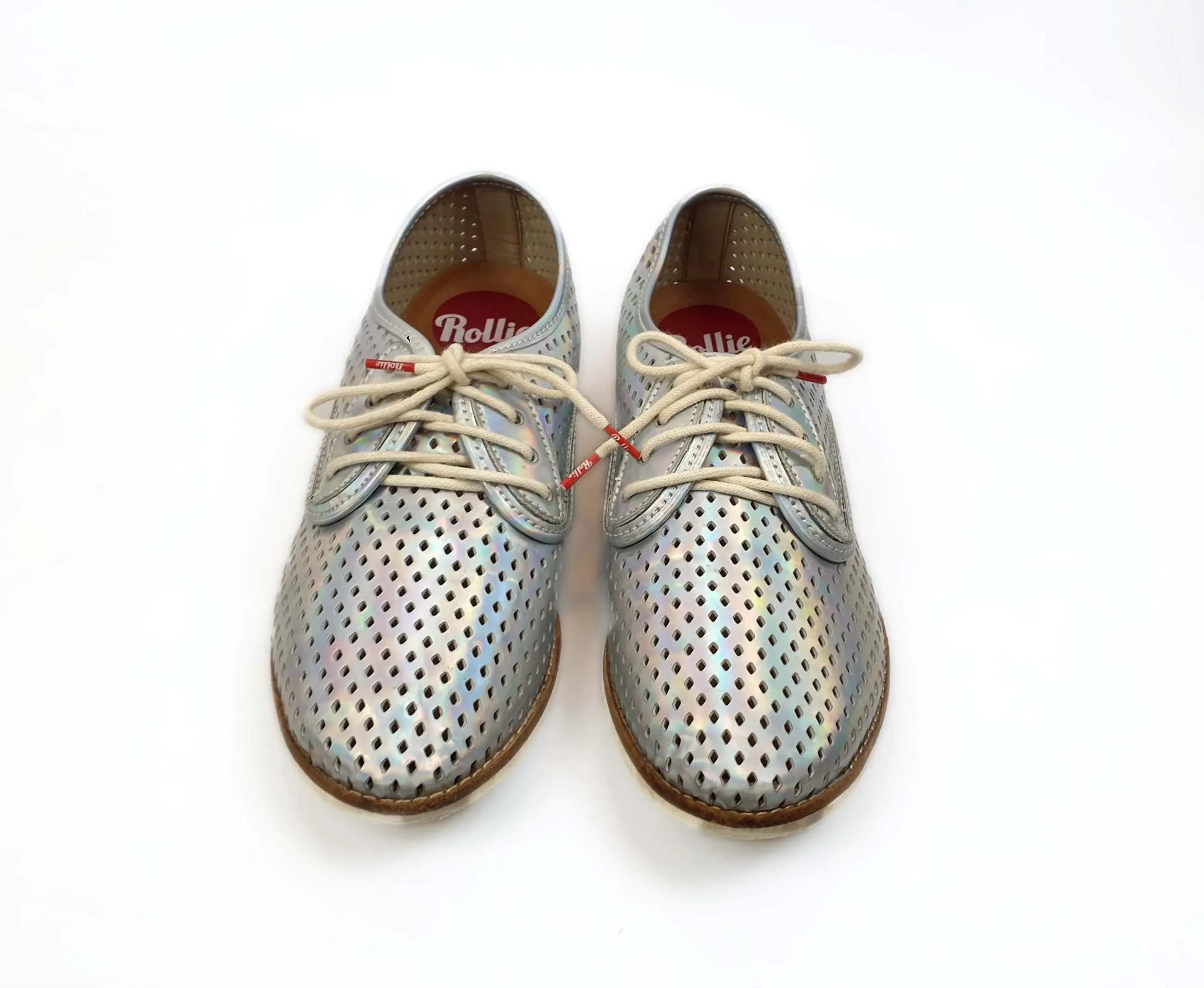 Rollie derby city punch pastel floral shoes size 40 (comes with box)