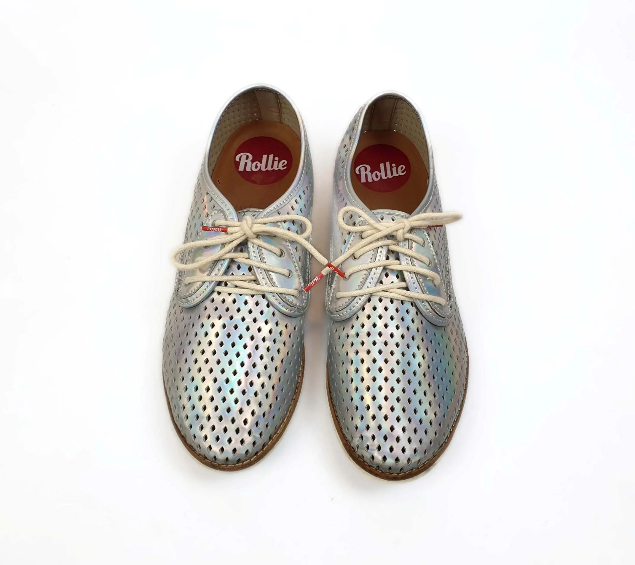 Rollie derby city punch pastel floral shoes size 40 (comes with box)