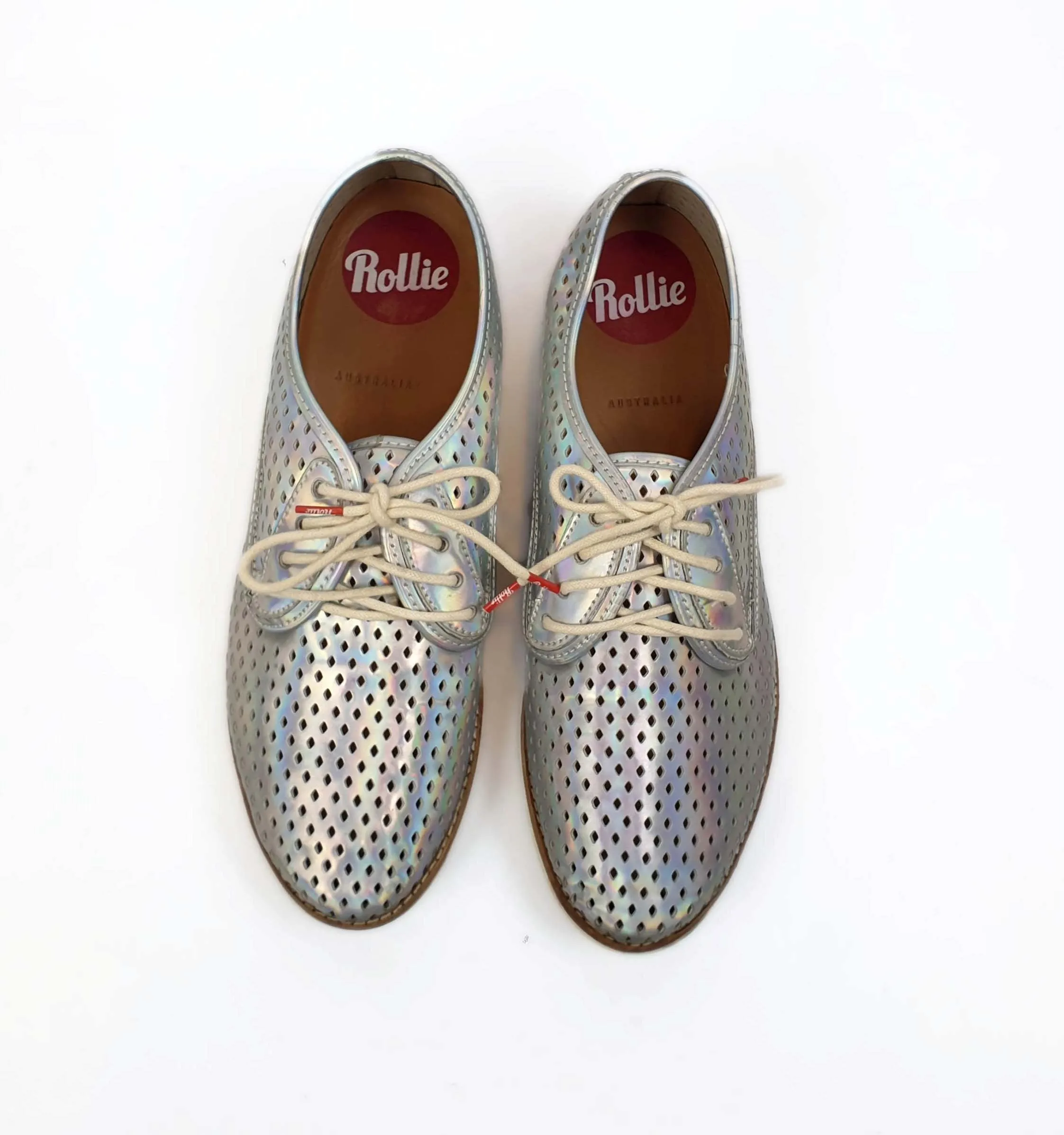 Rollie derby city punch pastel floral shoes size 40 (comes with box)