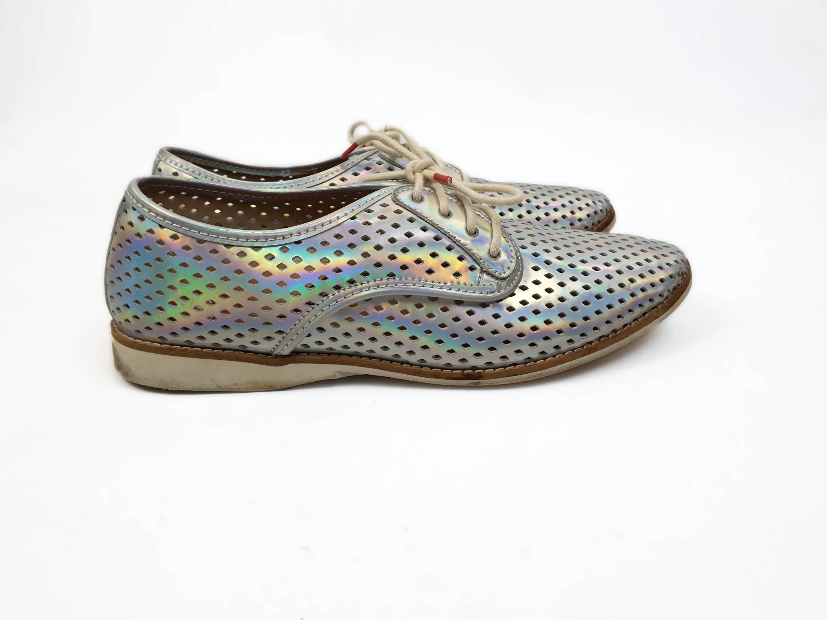 Rollie derby city punch pastel floral shoes size 40 (comes with box)