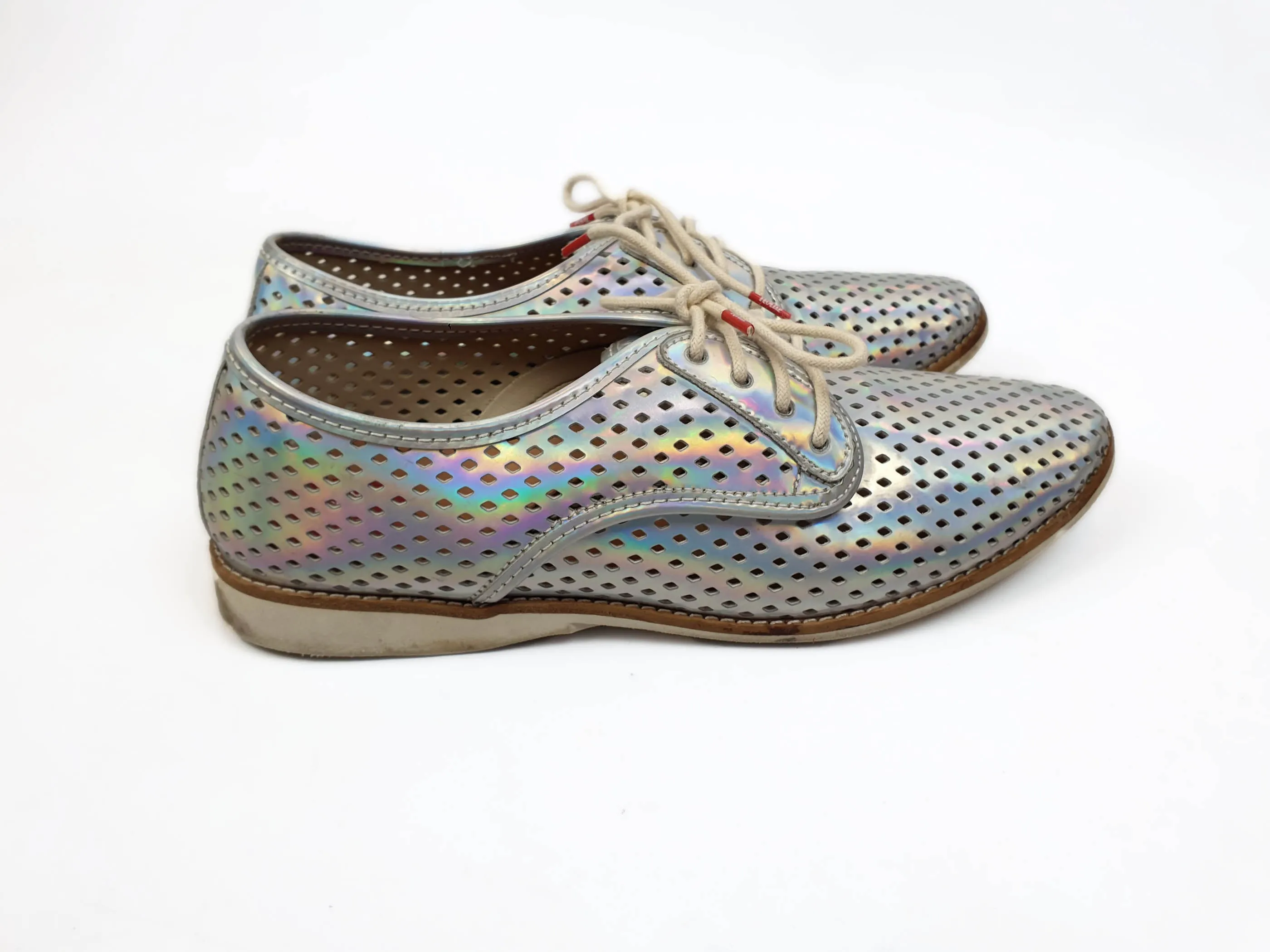Rollie derby city punch pastel floral shoes size 40 (comes with box)