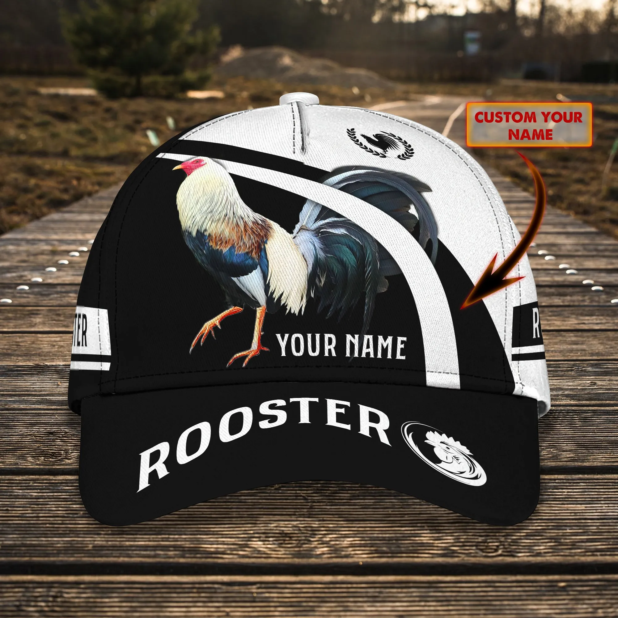 Rooster - Personalized Name Cap 26 - Nvc97