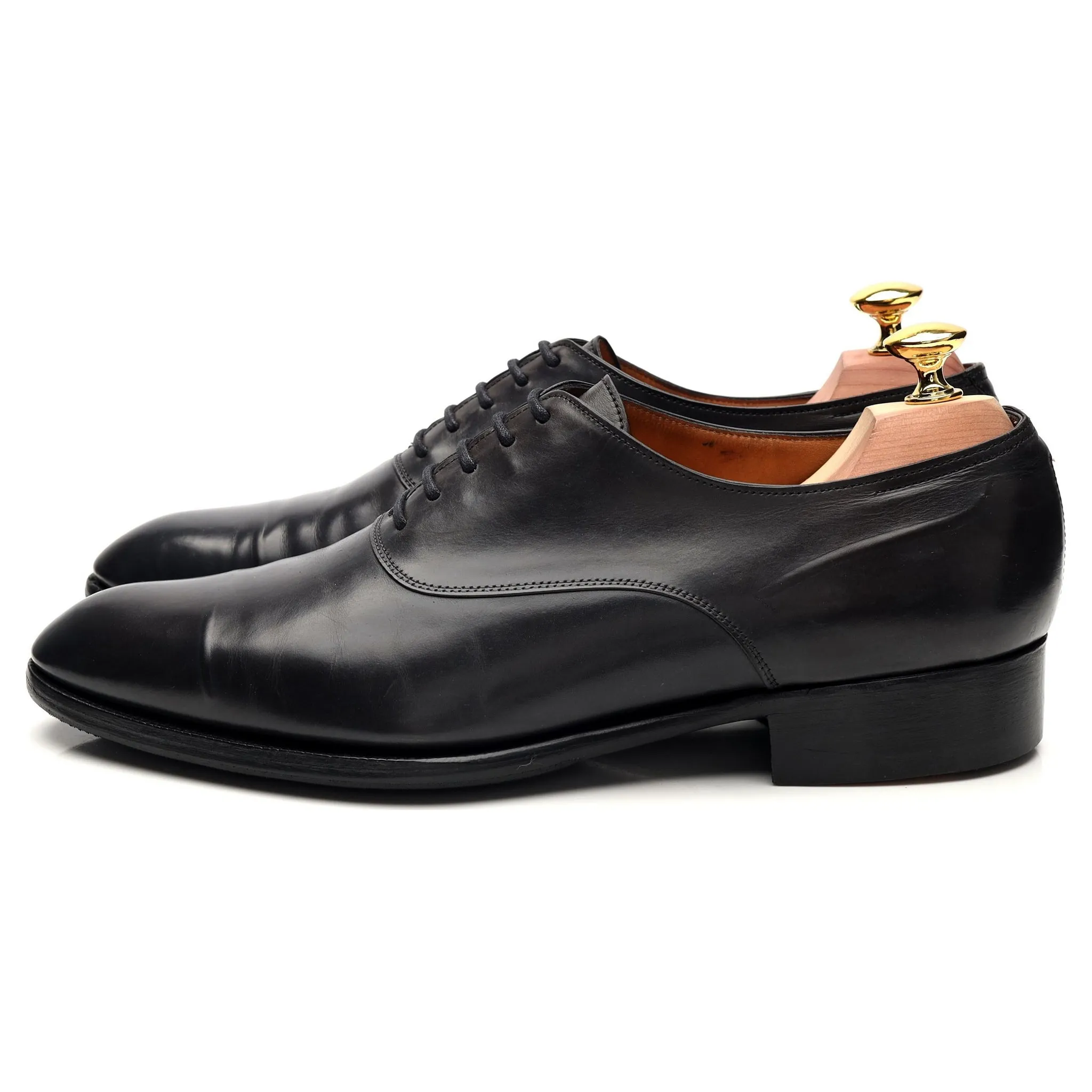 'Saint Crepin 2006' Dark Grey Leather Oxford UK 7.5 E