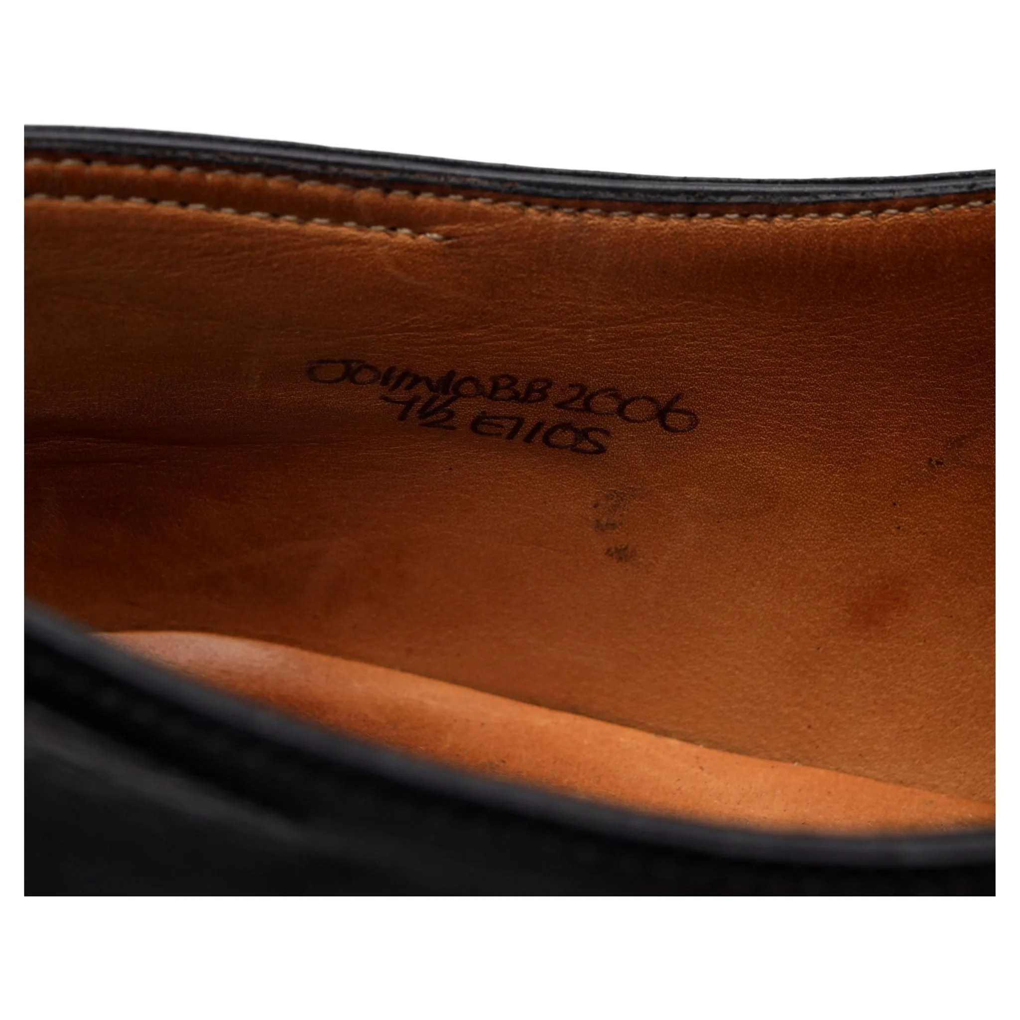 'Saint Crepin 2006' Dark Grey Leather Oxford UK 7.5 E