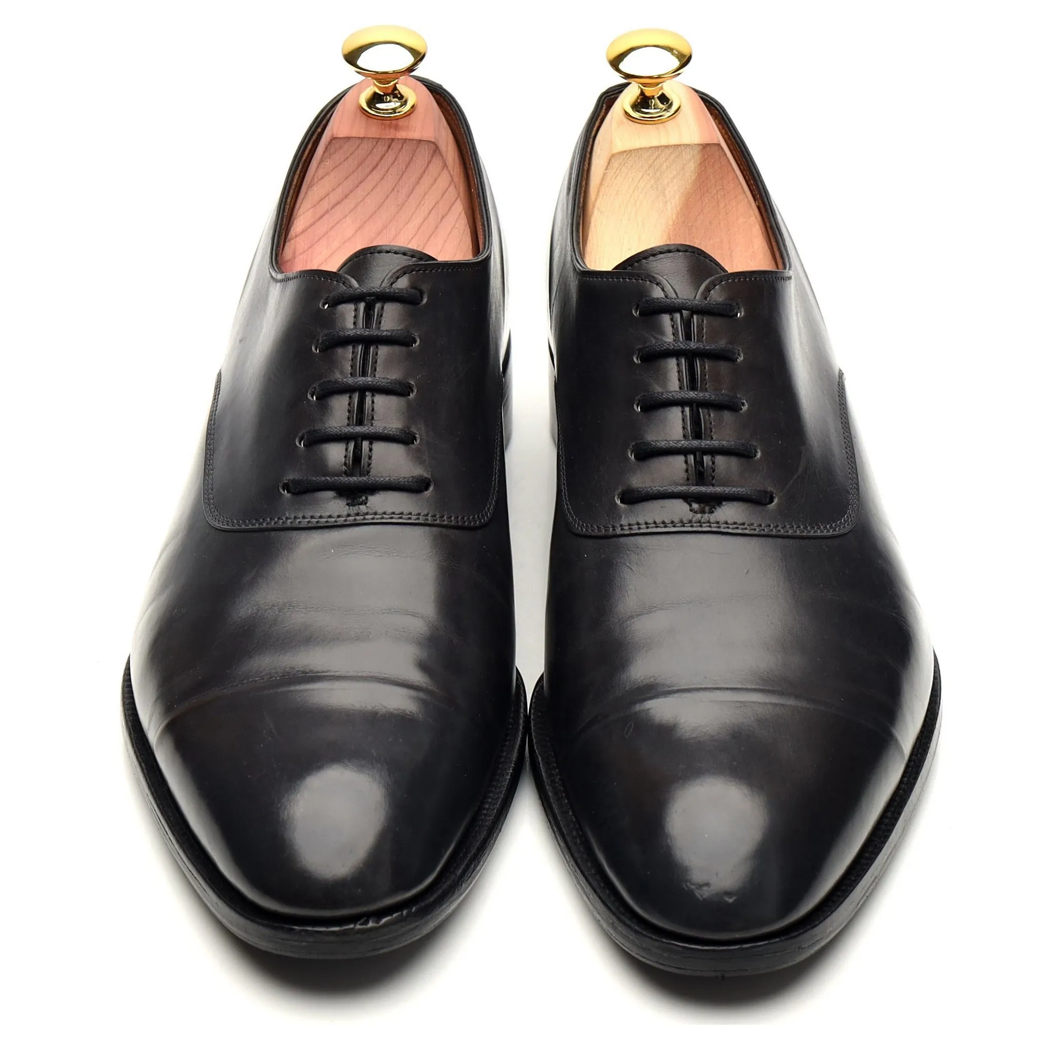 'Saint Crepin 2006' Dark Grey Leather Oxford UK 7.5 E
