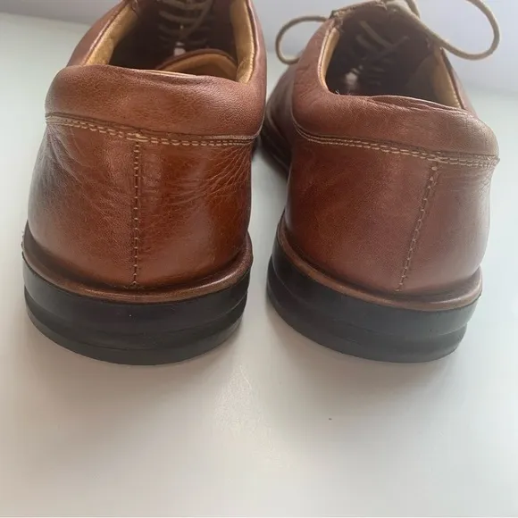 Sandro Moscoloni Men’s Light Brown Comfort Walk Leather Oxford Made In Brazil