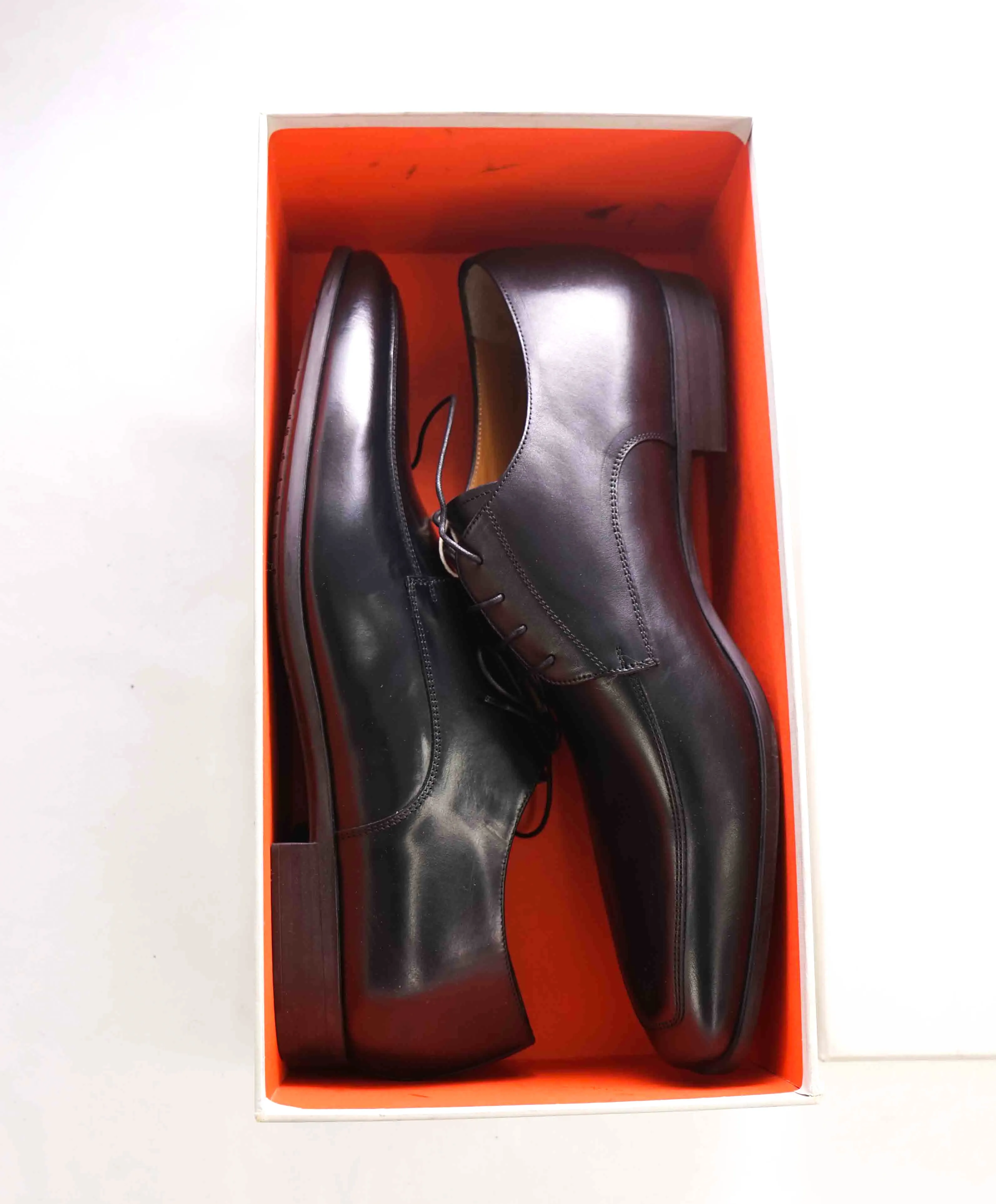 SANTONI - "PRICHARD" Black Rubber Sole Classic Oxford - 11
