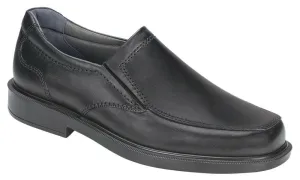 SAS Men's Diplomat Black Leather Slip-on Comfort Shoe