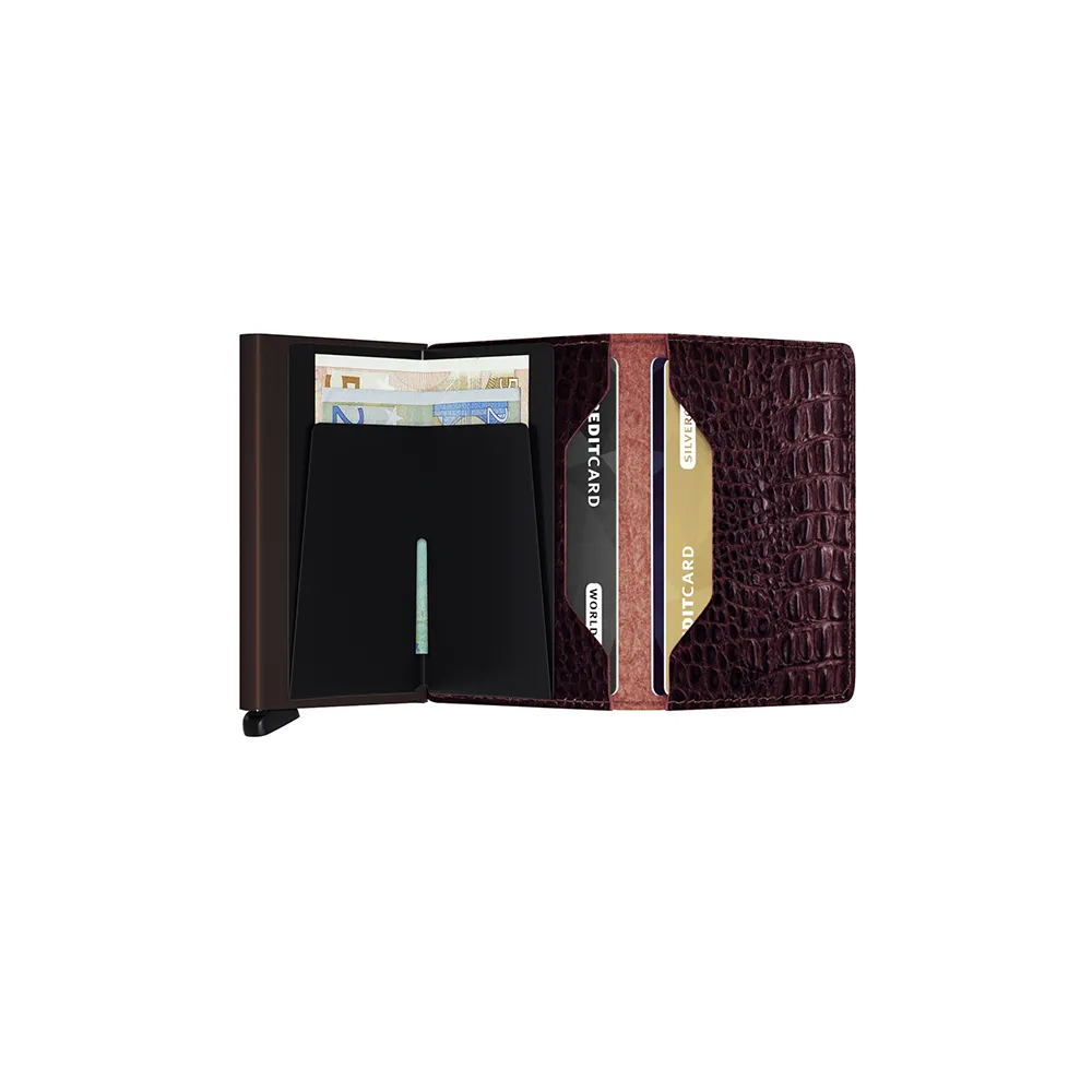 SECRID Slimwallet Leather - Nile Brown