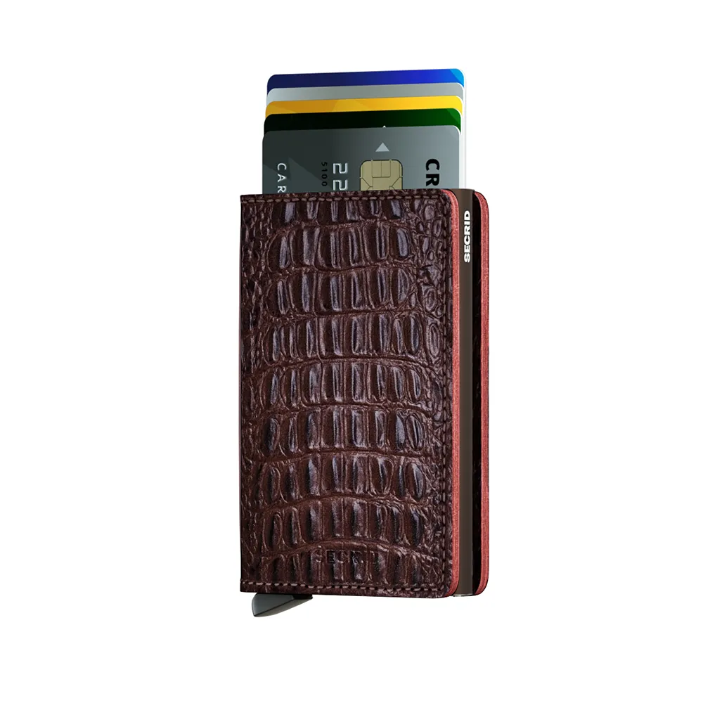 SECRID Slimwallet Leather - Nile Brown