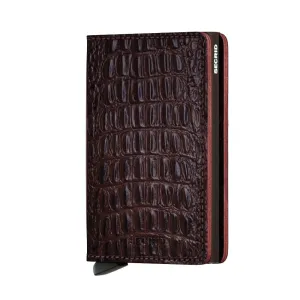 SECRID Slimwallet Leather - Nile Brown