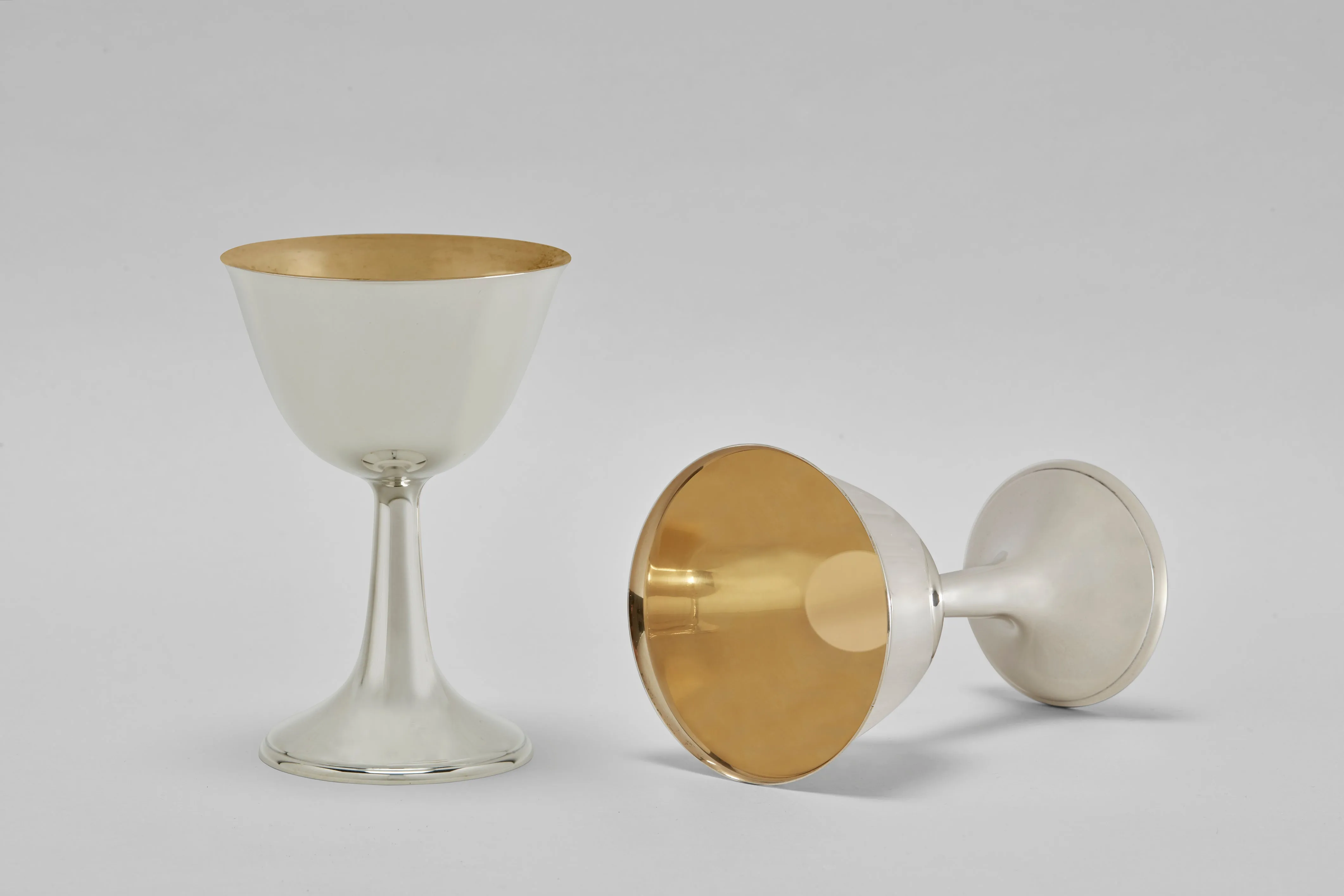 Set of Six Sterling Martini Coupes