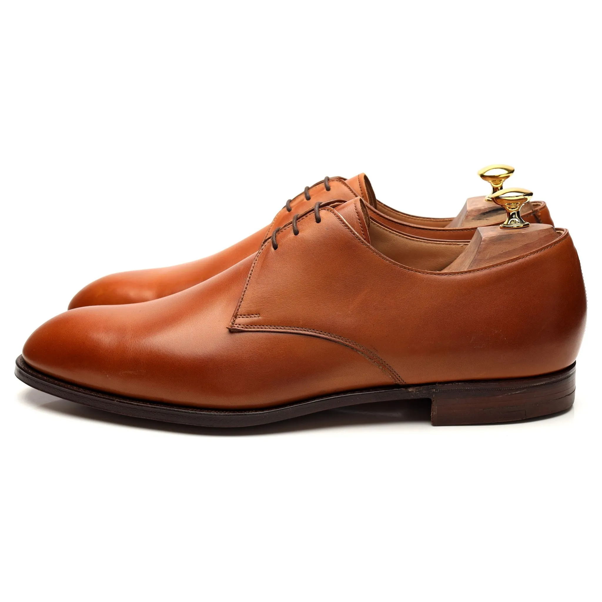 'Sherwood' Tan Brown Leather Derby UK 11.5 D