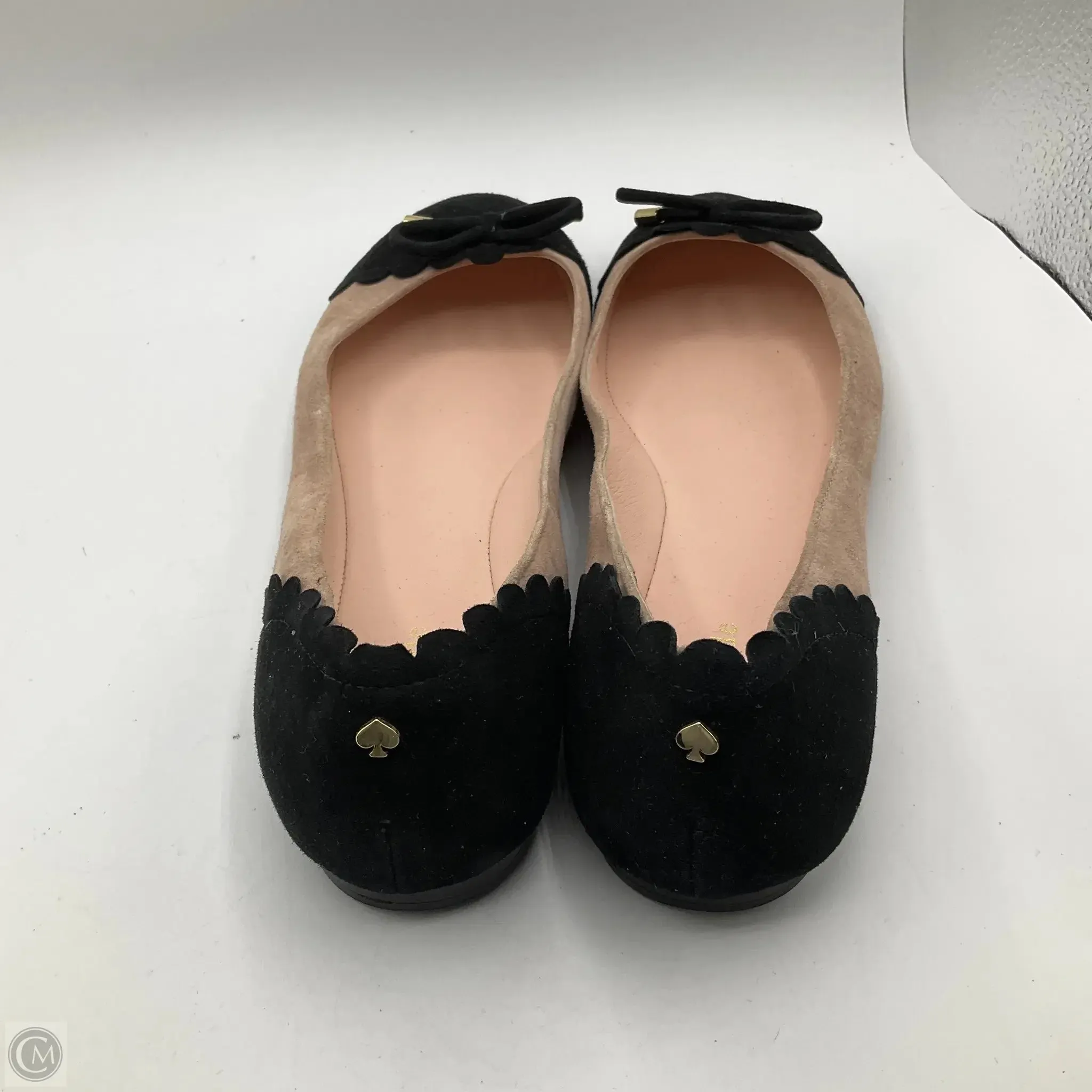 Shoes Designer By Kate Spade In Black & Tan, Size: 9.5