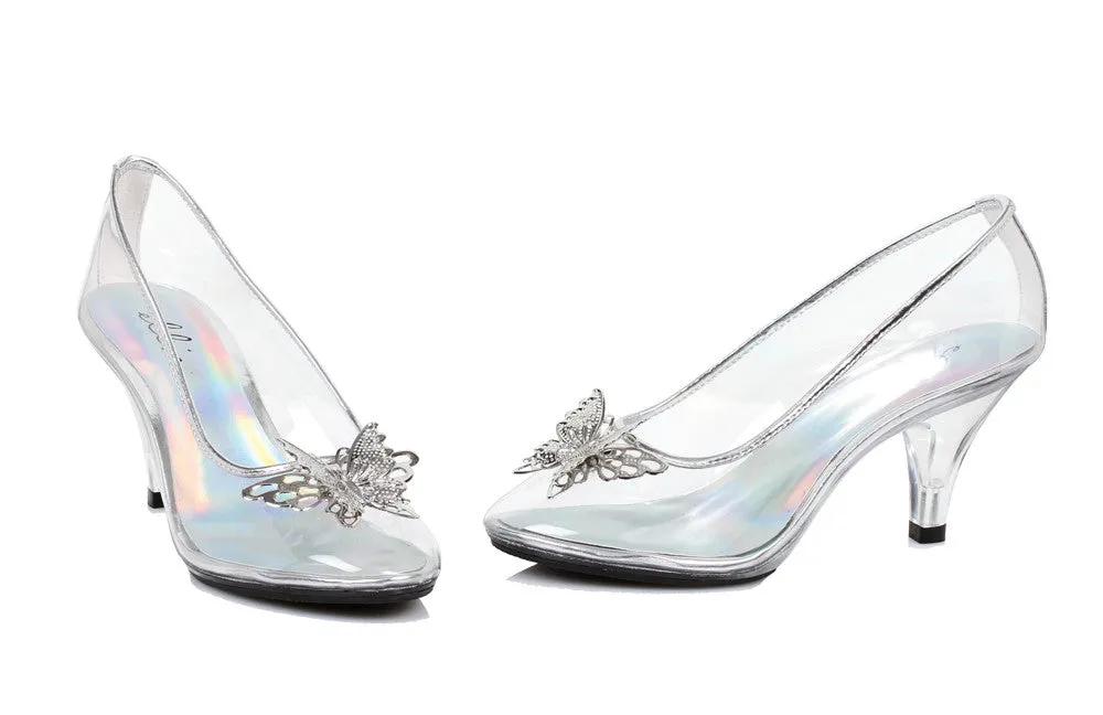 Shoes Glass Slipper Sz 10 Adult Women Costume Accessories