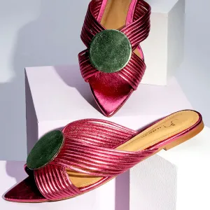 SHOES - Metallic Slide