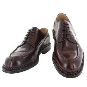 Silvano Lattanzi Burgundy Red Split Toe Derby Shoes
