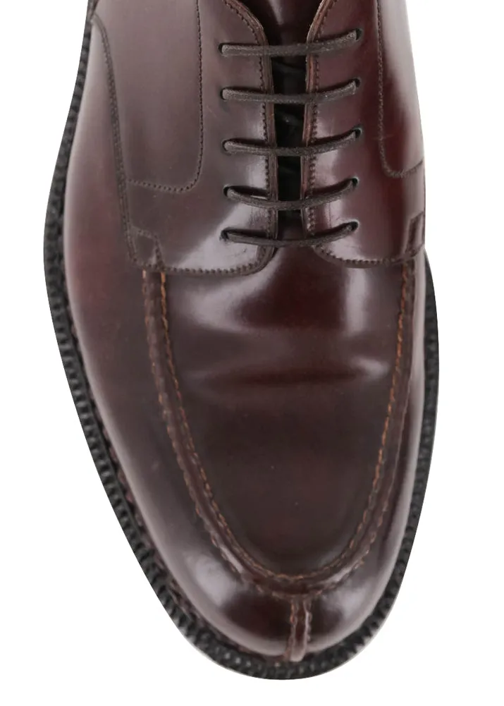 Silvano Lattanzi Burgundy Red Split Toe Derby Shoes
