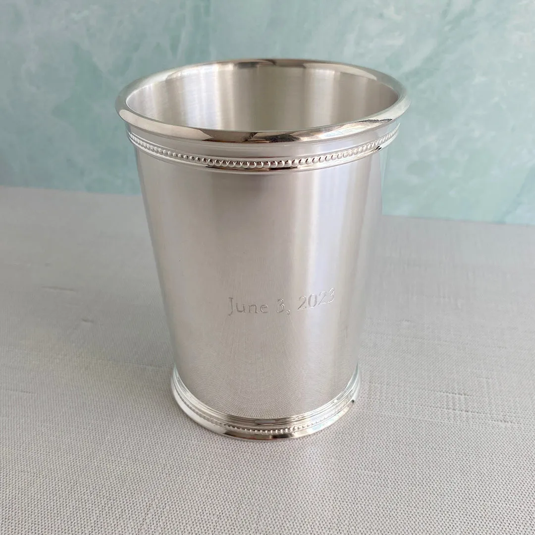 Silver Plated Kentucky Julep Cup 10oz