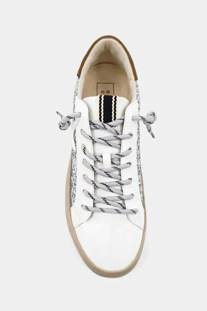 Silver Sparkle Paula Sneakers