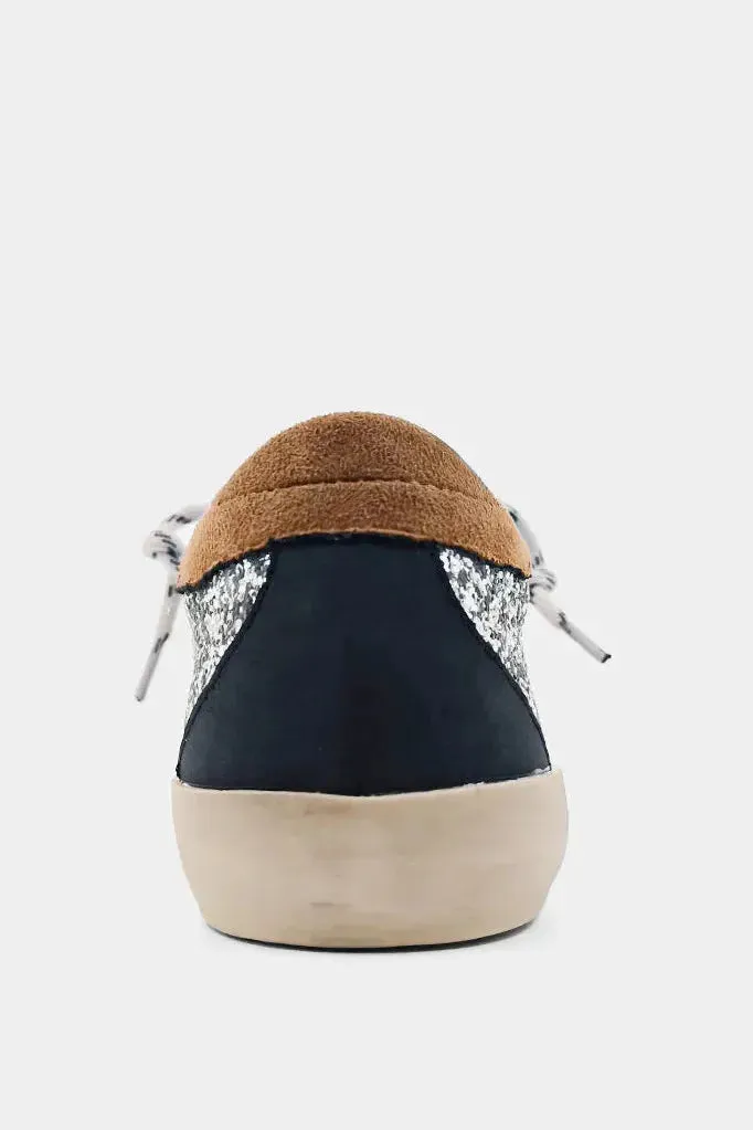 Silver Sparkle Paula Sneakers