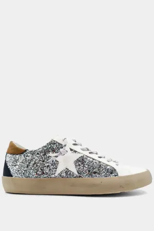 Silver Sparkle Paula Sneakers