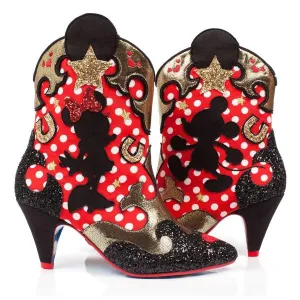Size 7 - Hot Diggety Dog Cowgirl Booty - Red/Gold