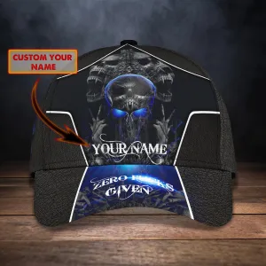 Skull Zero fucks givens - Personalized Name Cap - HN95