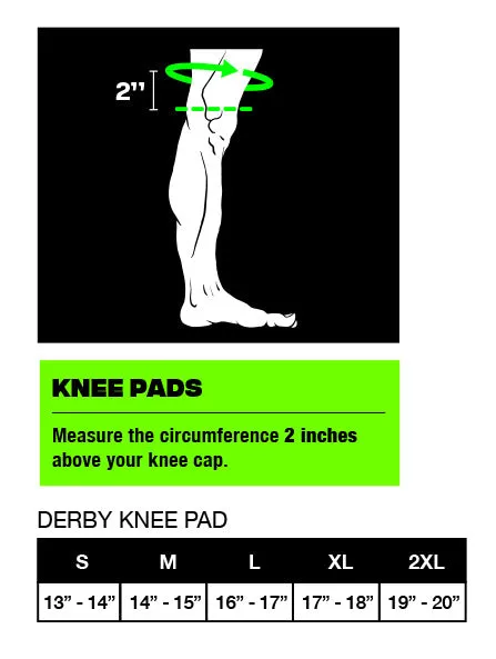 Smith Scabs Knee Pads - Derby (Black/White)