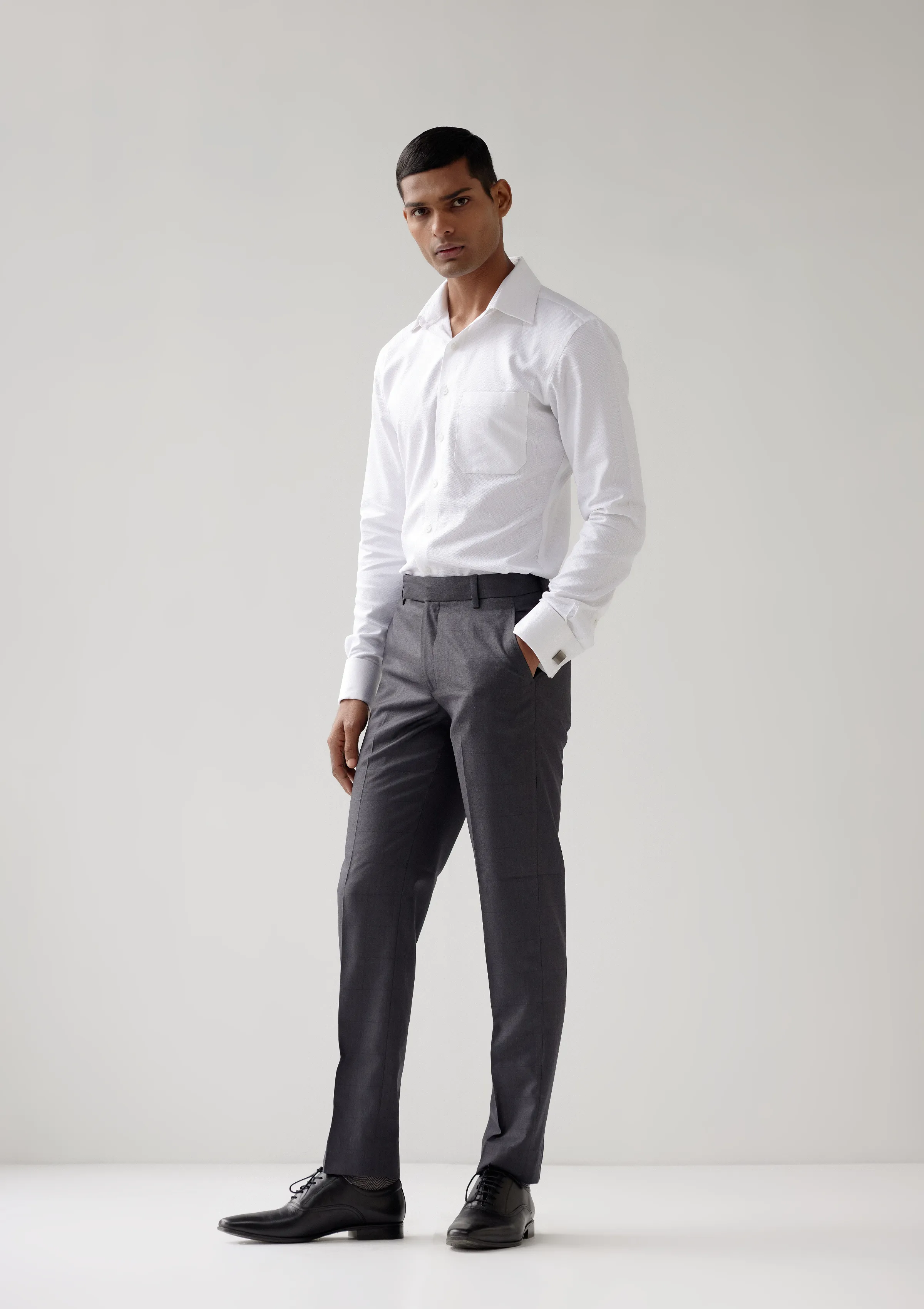Snow White Royal Oxford Shirt