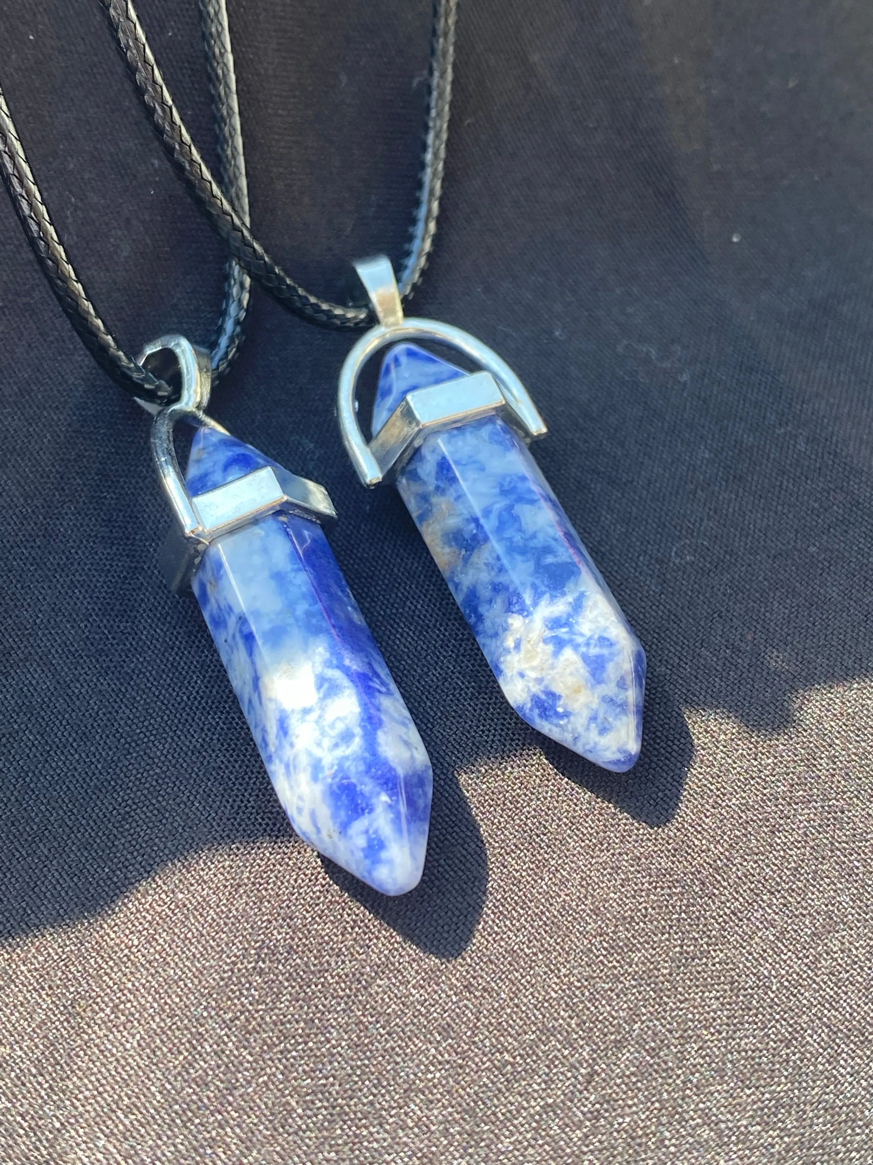 Sodalite Crystal Necklace