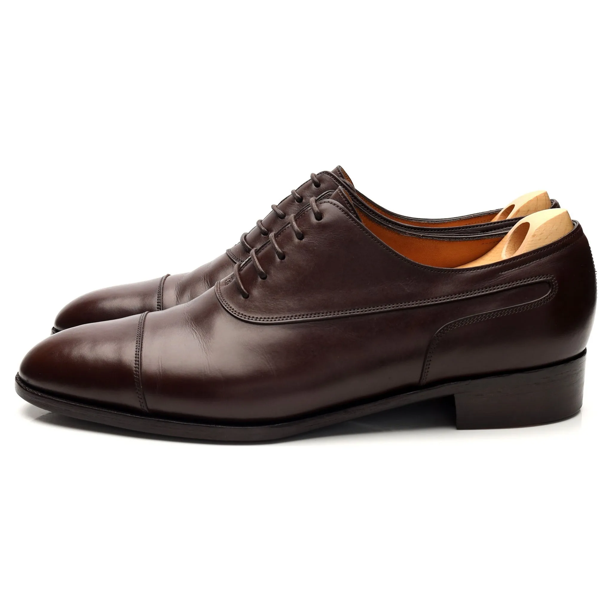 'Stafford' Dark Brown Leather Oxford UK 7 E
