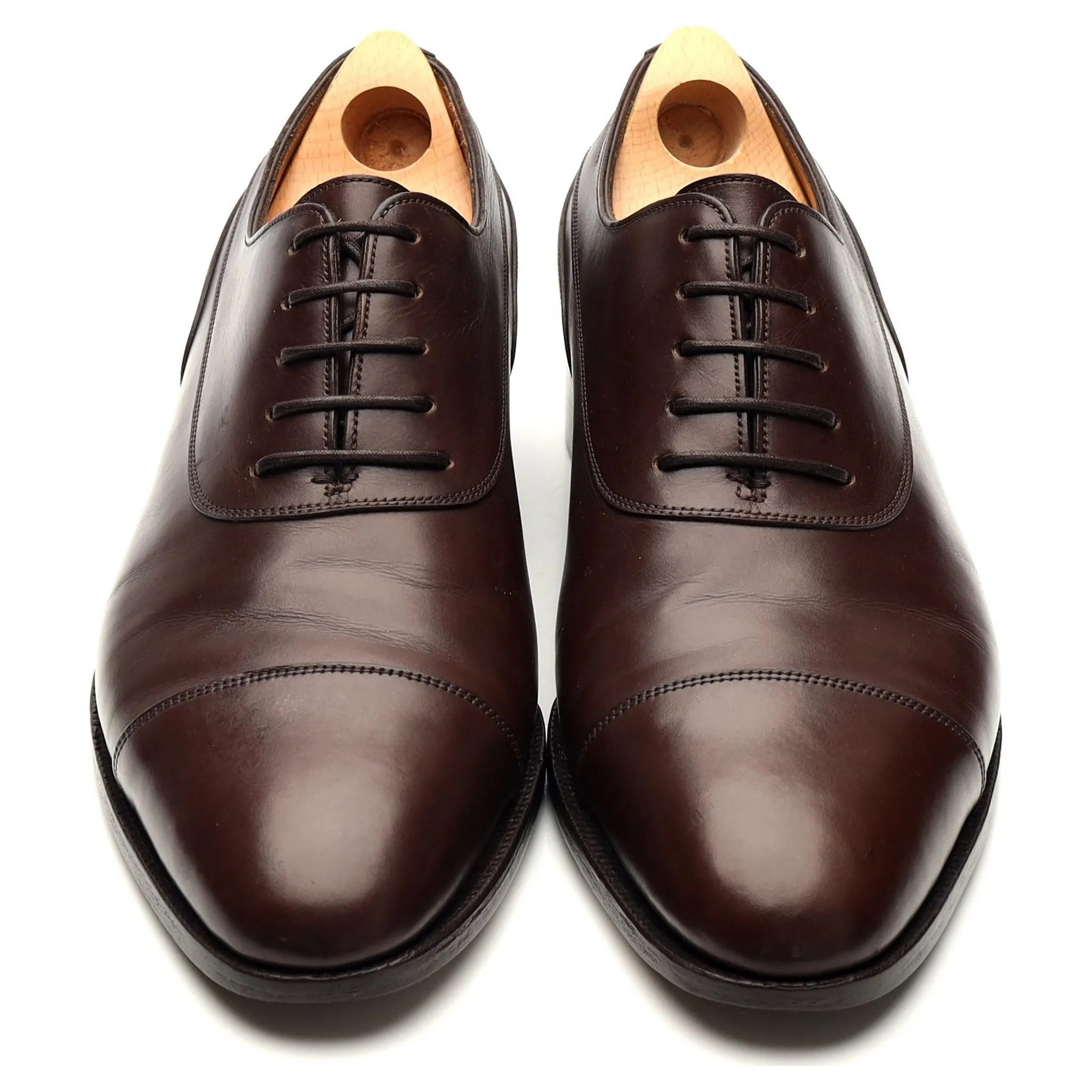'Stafford' Dark Brown Leather Oxford UK 7 E
