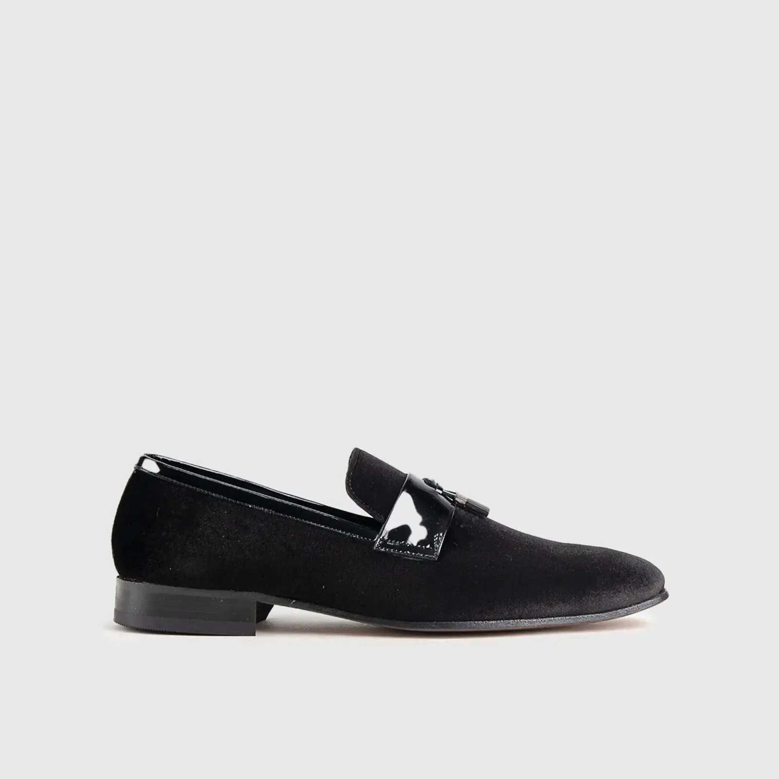 Statement Dress Loafers 1802 Black Velvet