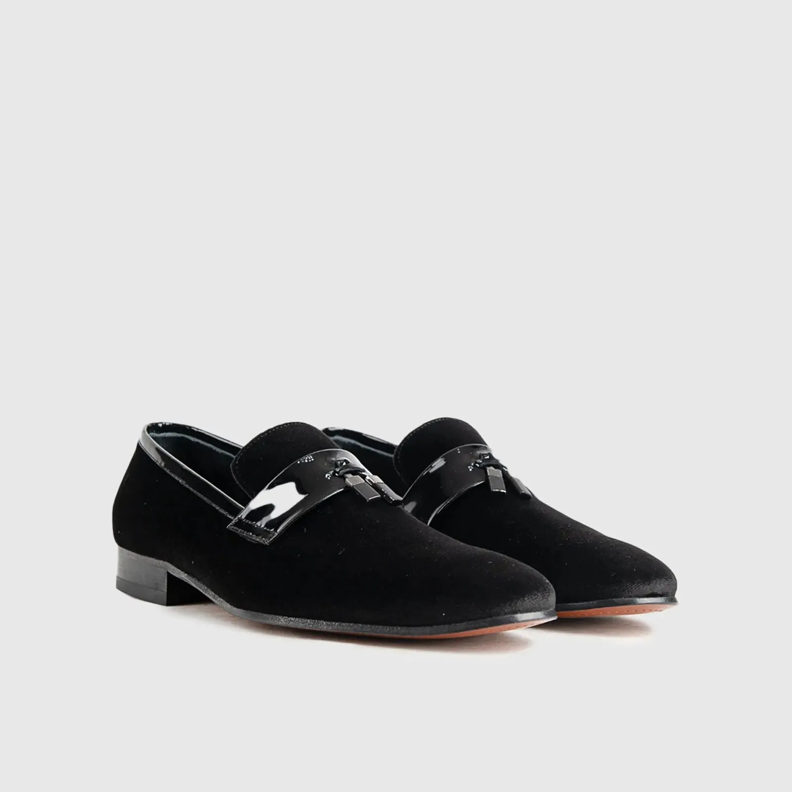 Statement Dress Loafers 1802 Black Velvet