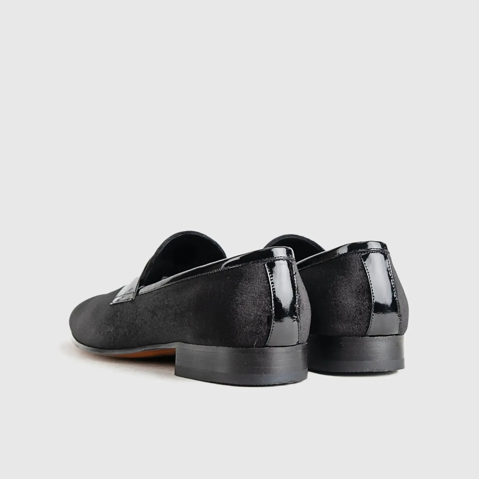 Statement Dress Loafers 1802 Black Velvet
