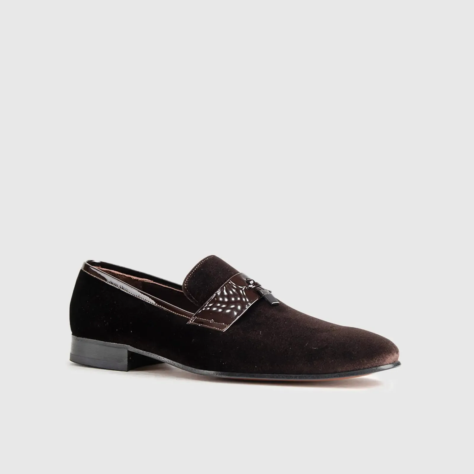 Statement Dress Loafers 1802 Brown Velvet