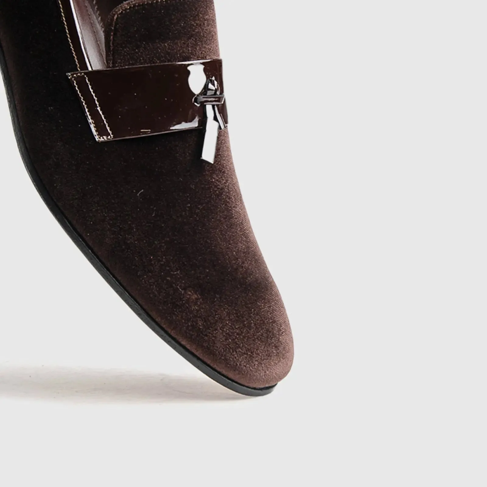 Statement Dress Loafers 1802 Brown Velvet
