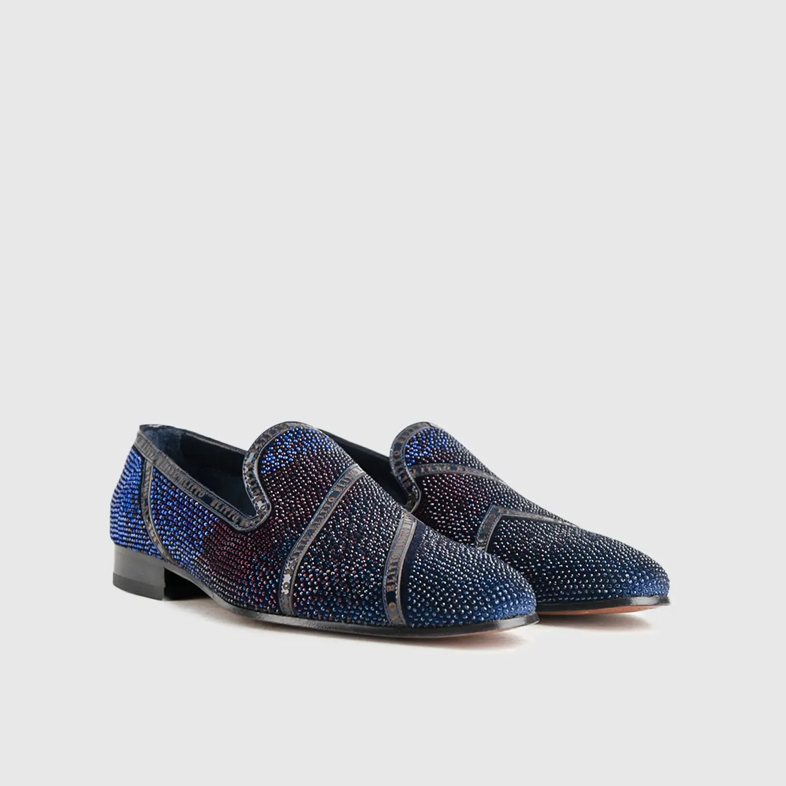 Statement Dress Loafers 3606 Navy-Stones