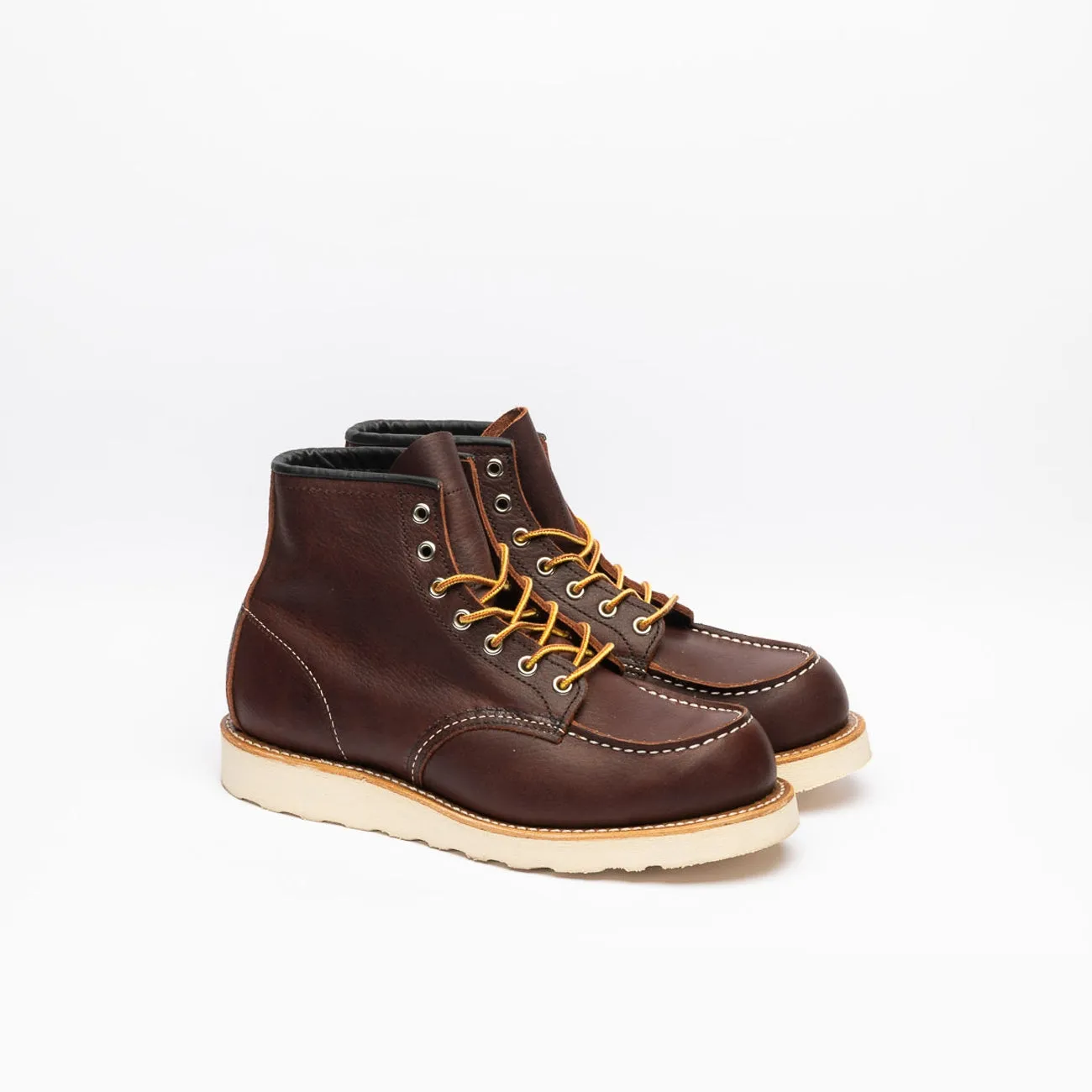 Stivale derby Red Wing Classic Moc 8138 in pelle martellata marrone