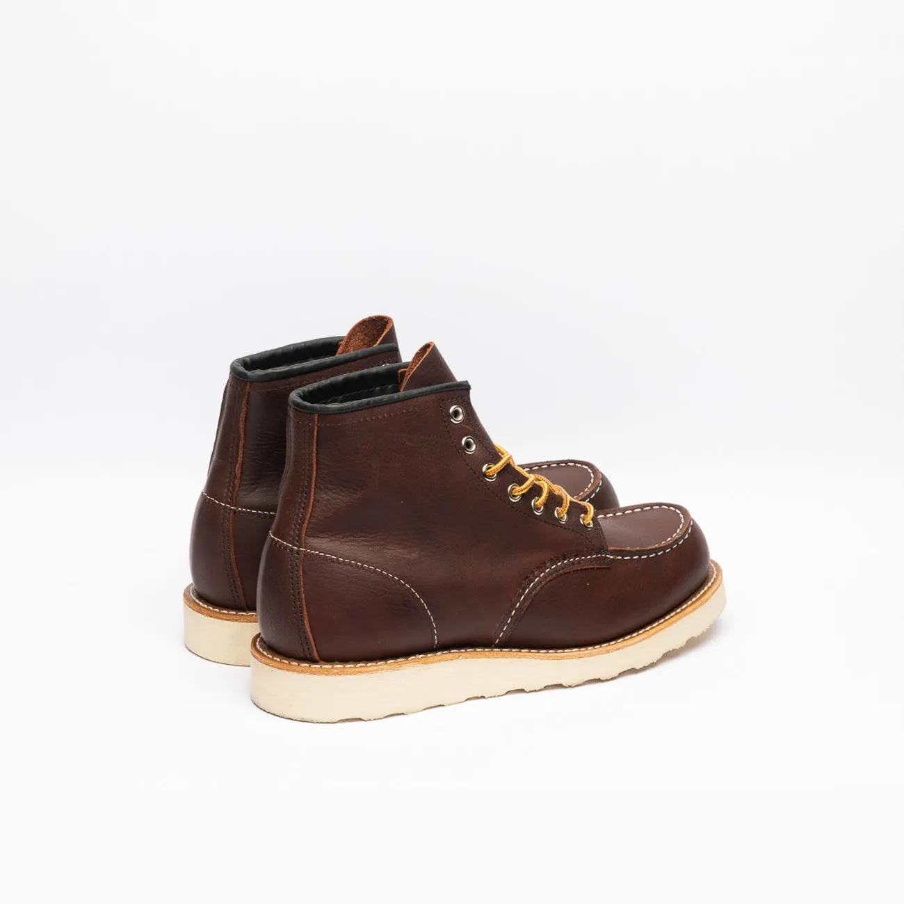 Stivale derby Red Wing Classic Moc 8138 in pelle martellata marrone