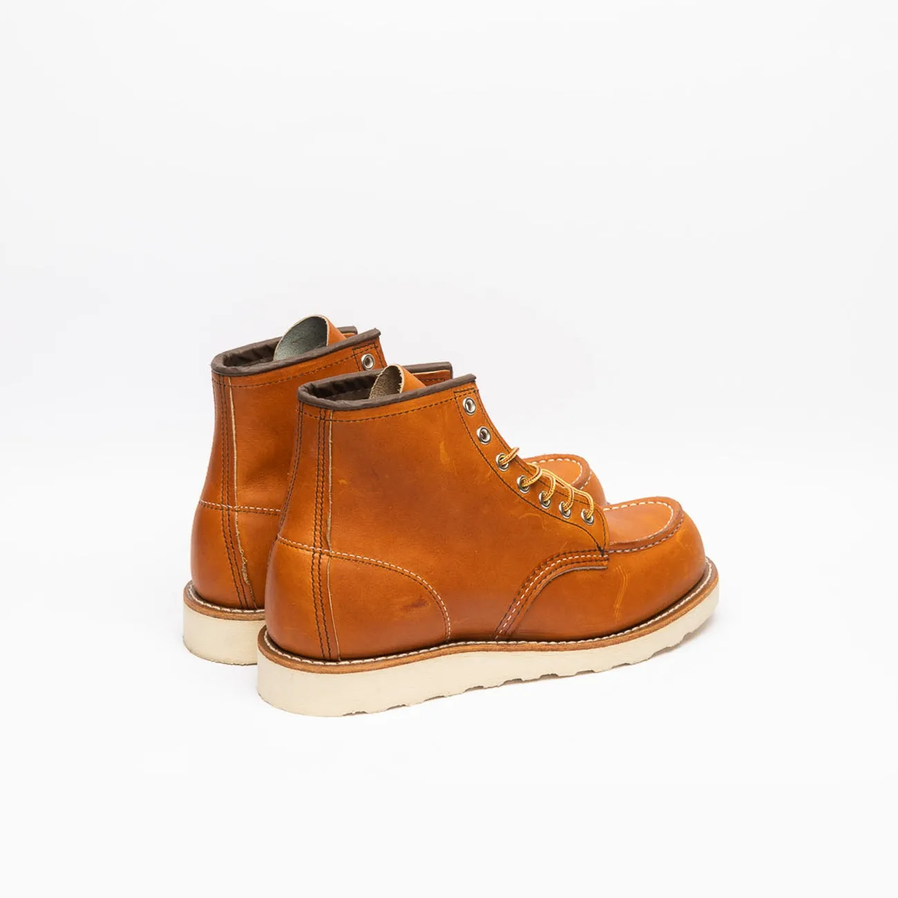 Stivale derby Red Wing Classic Moc 875 in pelle cuoio