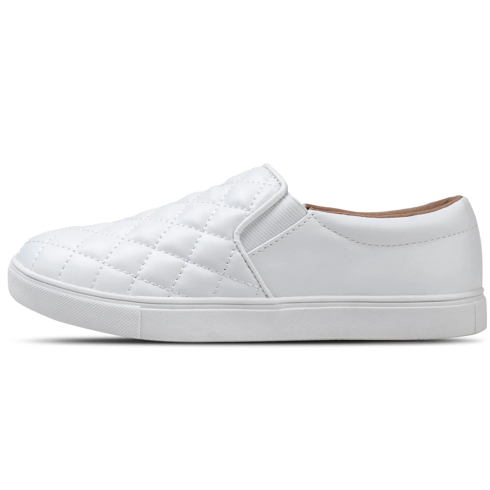 STQ Loafers for Women Memory Foam Slip On Sneakers EleeS Quilted 1.0 Comfort Fall Shoes