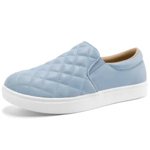 STQ Loafers for Women Memory Foam Slip On Sneakers EleeS Quilted 1.0 Comfort Fall Shoes
