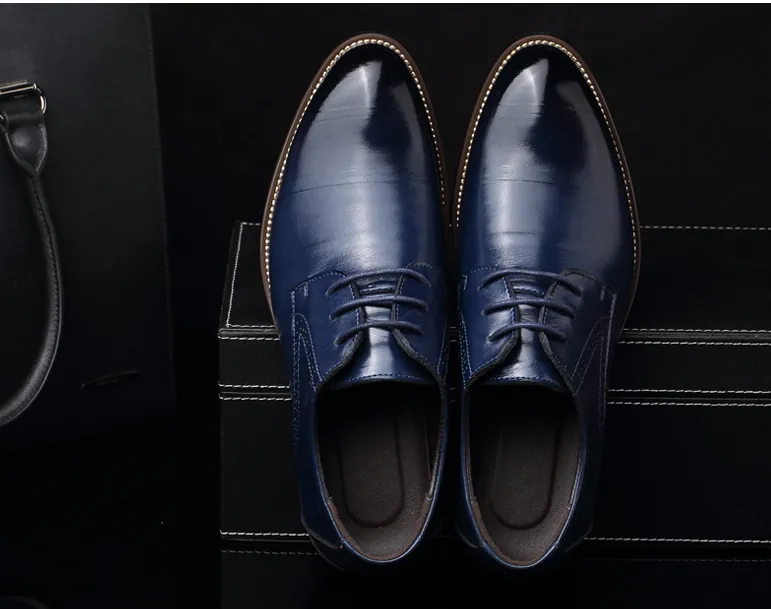 Stylish Men's Leather Dress Shoes