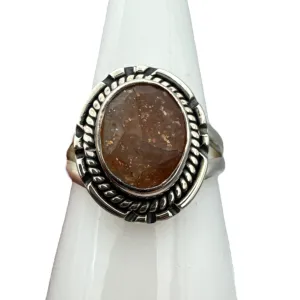 Sunstone Solid 925 Sterling Silver Ring